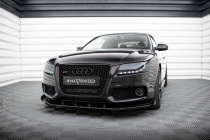 Audi S5 / A5 S-Line 8T 2007-2011 Street Pro Frontläpp / Frontsplitter + Splitters Maxton Design